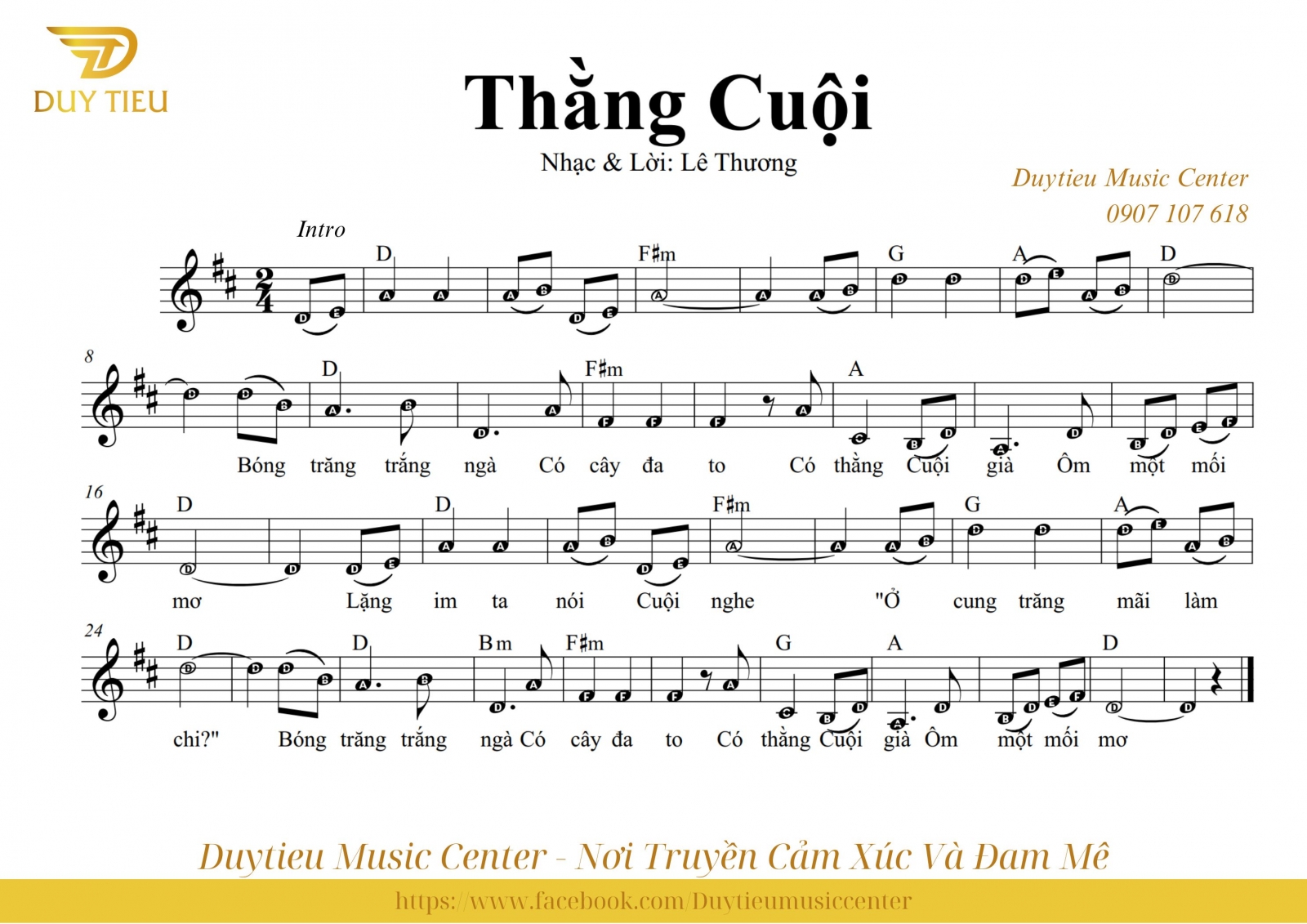 Dịch Vụ Viết Sheet Nhạc Chuyên Nghiệp | Duytieu Music