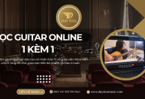 HỌC GUITAR ONLINE 1 KÈM 1 – LỘ TRÌNH CÁ NHÂN HÓA GIÚP NGƯỜI MỚI TIẾN BỘ NHANH GẤP 3 LẦN