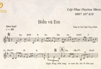 Sheet Nhạc "Biển Và Em" 
