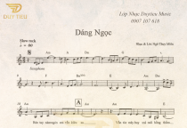 Sheet Nhạc "Dáng Ngọc" 