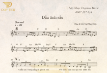 Sheet Nhạc "Dấu Tình Sầu" 