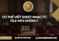 Có thể viết sheet nhạc từ file MP3 không?