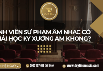 Sinh Viên Sư Phạm Âm Nhạc Có Phải Học Ký Xướng Âm Không?