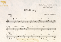Sheet Nhạc "Đời Đá Vàng"
