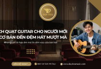 Cách quạt guitar cho người mới: từ cơ bản đến đệm hát mượt mà