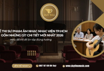 Đề Thi Sư Phạm Âm Nhạc Nhạc viện TP.HCM Gồm Những Gì? Chi Tiết Mới Nhất 2026