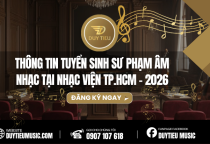 Thông Tin Tuyển Sinh Sư Phạm Âm Nhạc tại Nhạc Viện TP.HCM - 2026