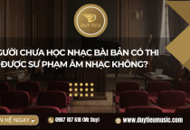 Người Chưa Học Nhạc Bài Bản Có Thi Được Sư Phạm Âm Nhạc Không?