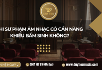 Thi Sư Phạm Âm Nhạc Có Cần Năng Khiếu Bẩm Sinh Không?