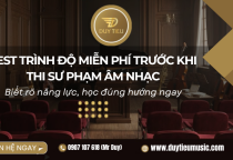 Test Trình Độ Miễn Phí Trước Khi Thi Sư Phạm Âm Nhạc