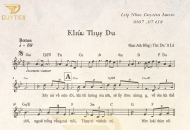 Sheet Nhạc "Khúc Thụy Du"