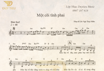 Sheet Nhạc "Một Cõi Tình Phai" 