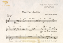 Sheet Nhạc "Mùa Thu Cho Em"