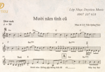 Sheet Nhạc "Mười Năm Tình Cũ"