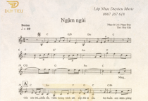 Sheet Nhạc "Ngậm Ngùi"