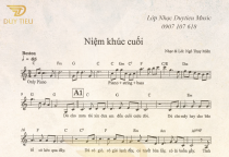 Sheet Nhạc "Niệm Khúc Cuối"