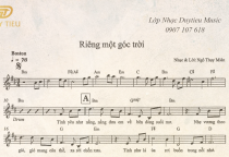 Sheet Nhạc "Riêng Một Góc Trời" 