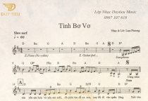 Sheet Nhạc "Tình Bơ Vơ"