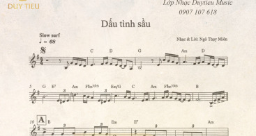 Sheet Nhạc "Dấu Tình Sầu" 