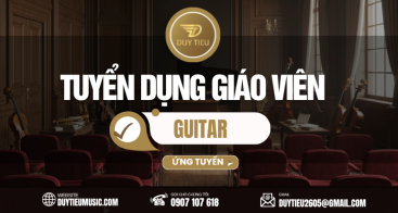 Tuyển Giáo Viên Guitar
