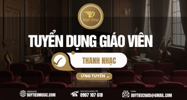 Tuyển Giáo Viên Thanh Nhạc