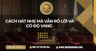 Cách Hát Nhẹ Mà Vẫn Rõ Lời Và Có Độ Vang 