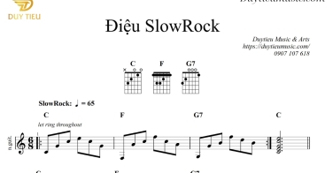 Điệu SlowRock Cho Guitar | Duytieu Music & Arts