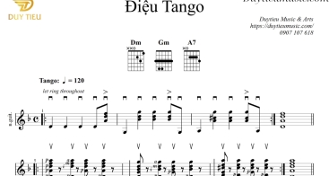 Điệu Tango Cho Guitar | Duytieu Music & Arts