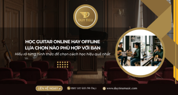 Học Guitar Online Hay Offline: Đâu Là Lựa Chọn Phù Hợp Với Bạn