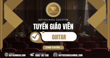 Tuyển Giáo Viên Guitar