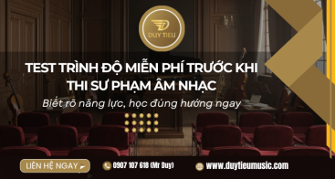 Test Trình Độ Miễn Phí Trước Khi Thi Sư Phạm Âm Nhạc