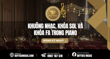 Khuông Nhạc, Khóa Sol Và Khóa Fa Trong Piano