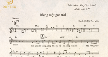 Sheet Nhạc "Rồi Đây Anh Sẽ Đưa Em Về Nhà"