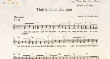 Tình Khúc Chiều Mưa