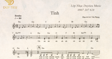 Sheet Nhạc "Tình"