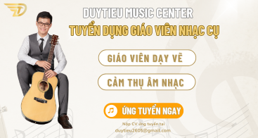 TUYỂN DỤNG GIÁO VIÊN DẠY CẢM THỤ ÂM NHẠC & DẠY VẼ