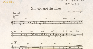 Xin Còn Gọi Tên Nhau