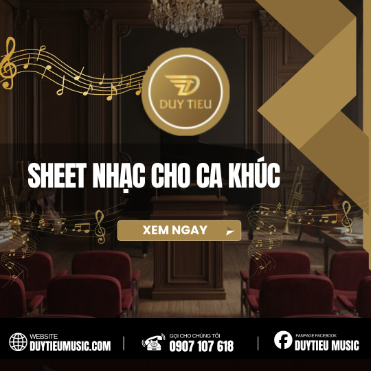SHEET NHẠC CHO CA KHÚC