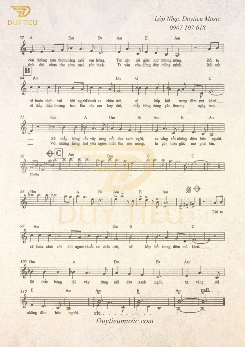 Đường Xưa - Quốc Dũng - Duytieu Music - Trang 2