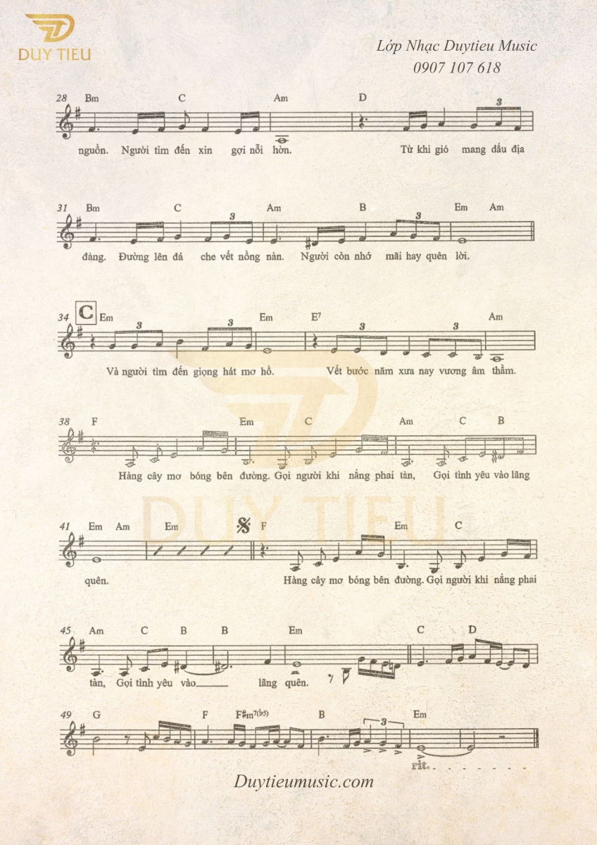 Dấu Tình Sầu - Ngô Thụy Miên- Duytieu Music - Trang 2