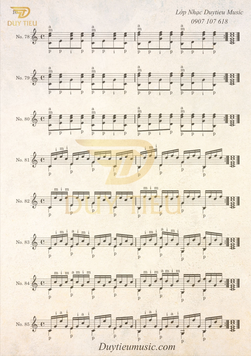 Giáo Trình Guitar Classic Giuliani - Duytieu Music - Trang 10