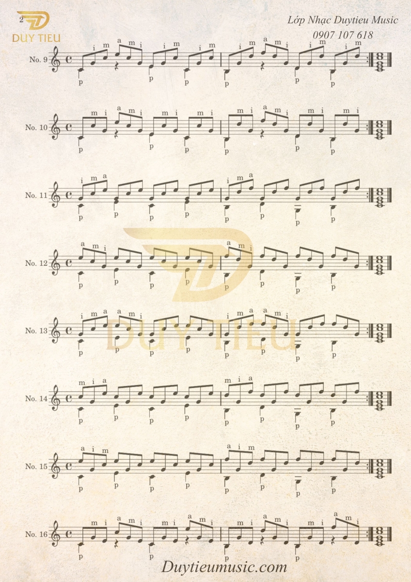 Giáo Trình Guitar Classic Giuliani - Duytieu Music - Trang 2