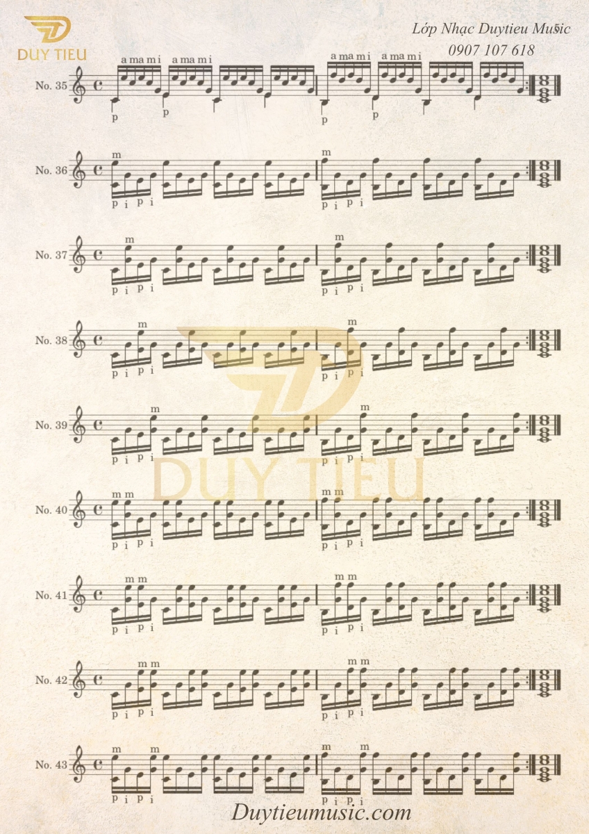 Giáo Trình Guitar Classic Giuliani - Duytieu Music - Trang 5