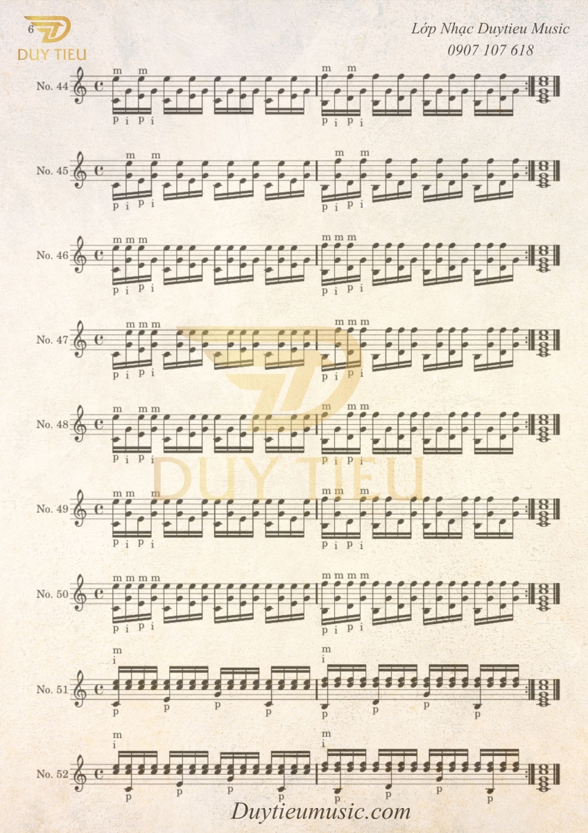 Giáo Trình Guitar Classic Giuliani - Duytieu Music - Trang 6