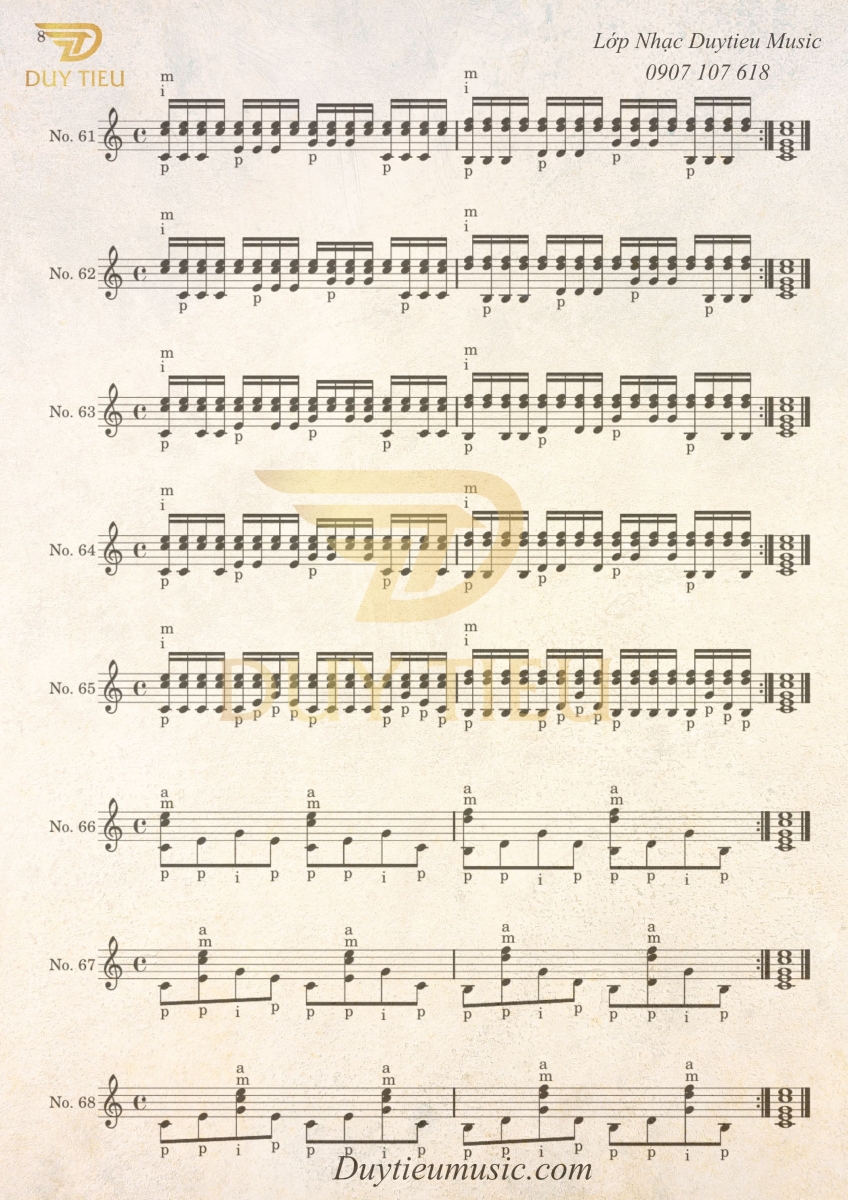 Giáo Trình Guitar Classic Giuliani - Duytieu Music - Trang 8