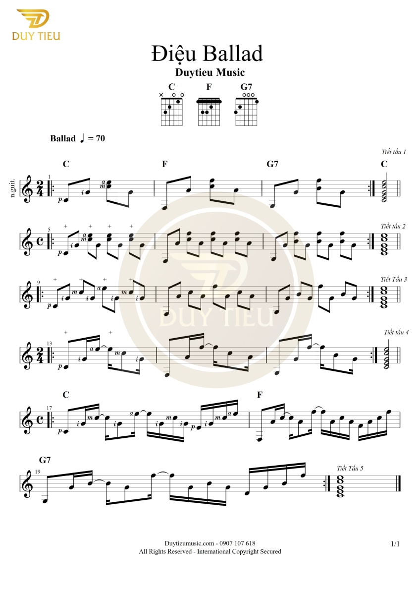 Điệu Ballad cho Guitar