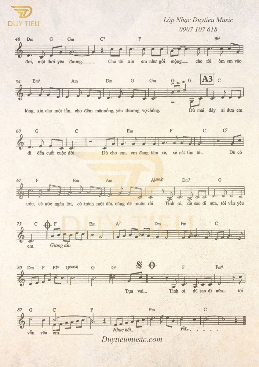 Niệm Khúc Cuối - Ngô Thụy Miên- Duytieu Music - Trang 2