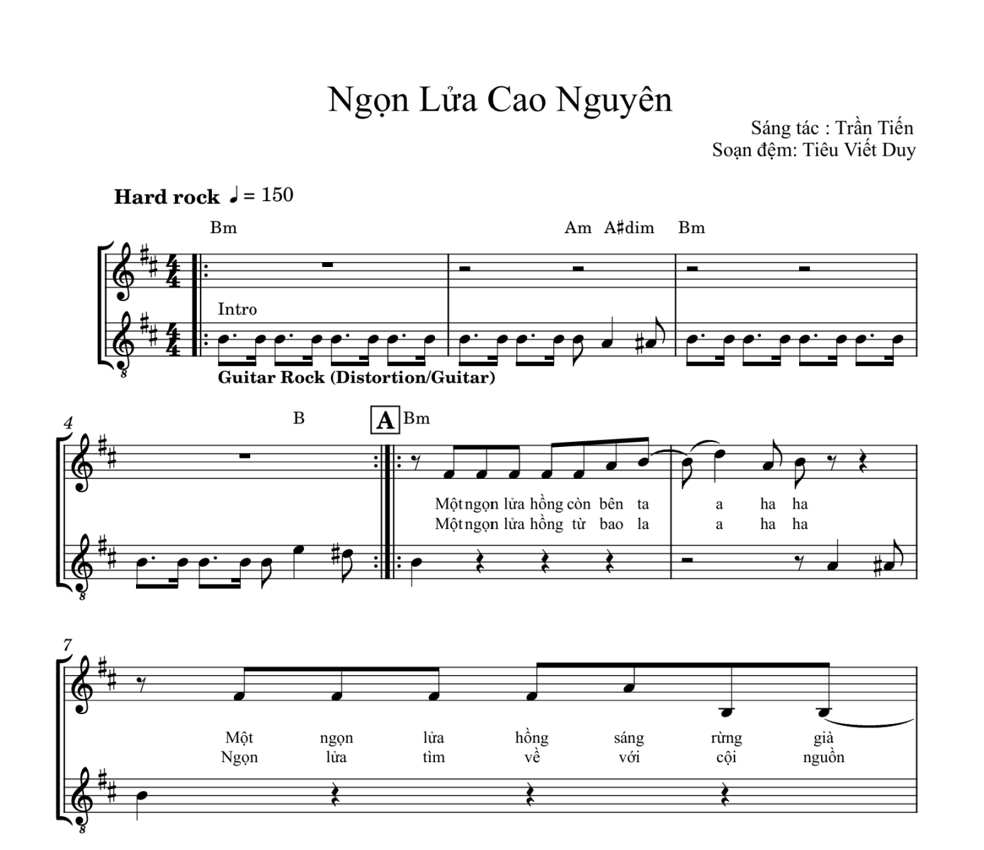 Soạn Sheet Nhạc Piano - Organ