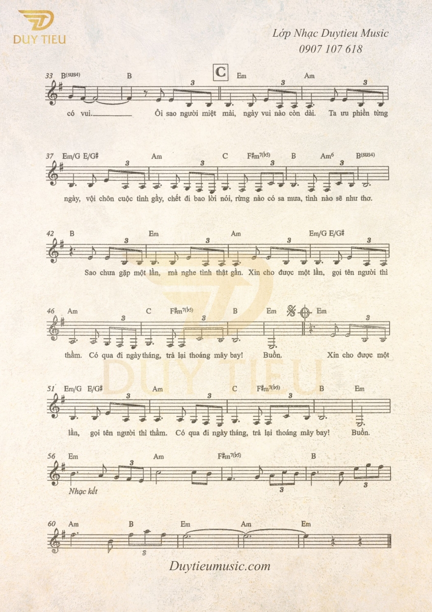 Tình Khúc Buồn - Ngô Thụy Miên- Duytieu Music - Trang 2