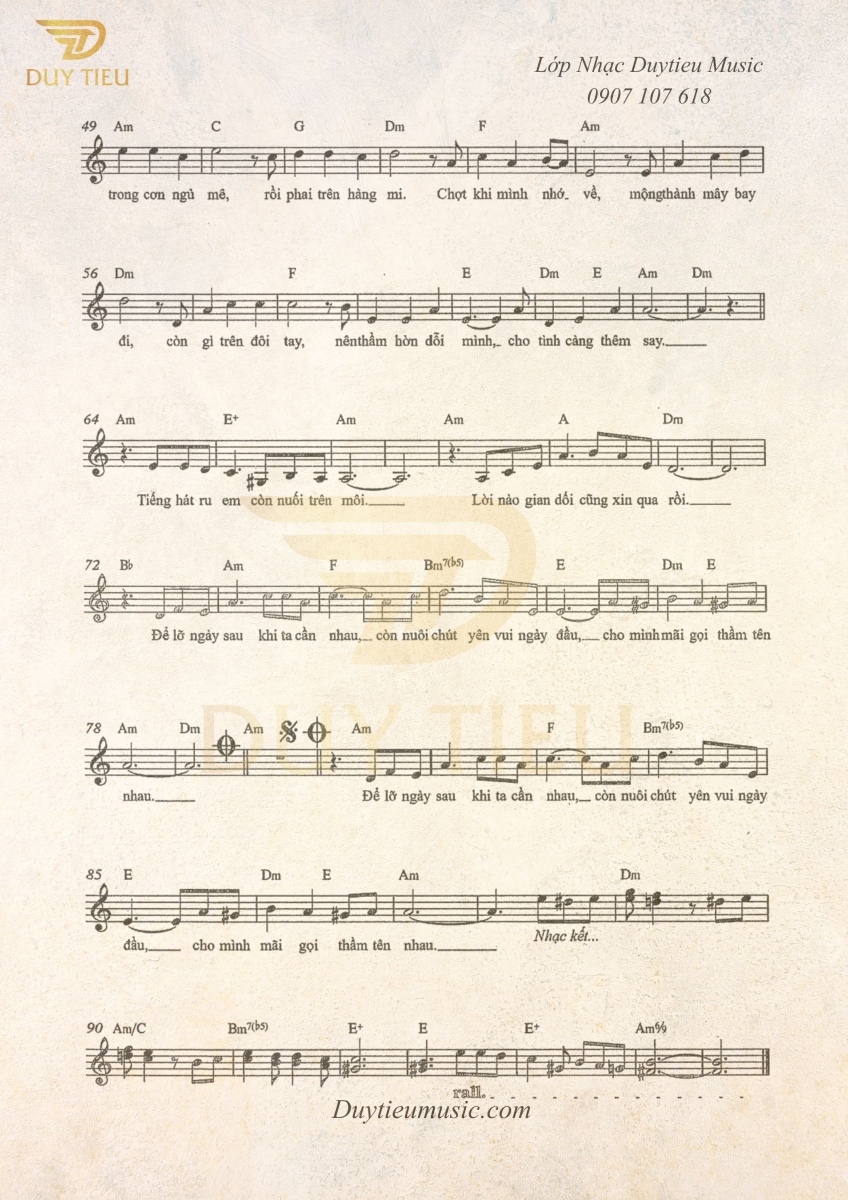 Xin Còn Gọi Tên Nhau - Trường Sa - Duytieu Music - Trang 2